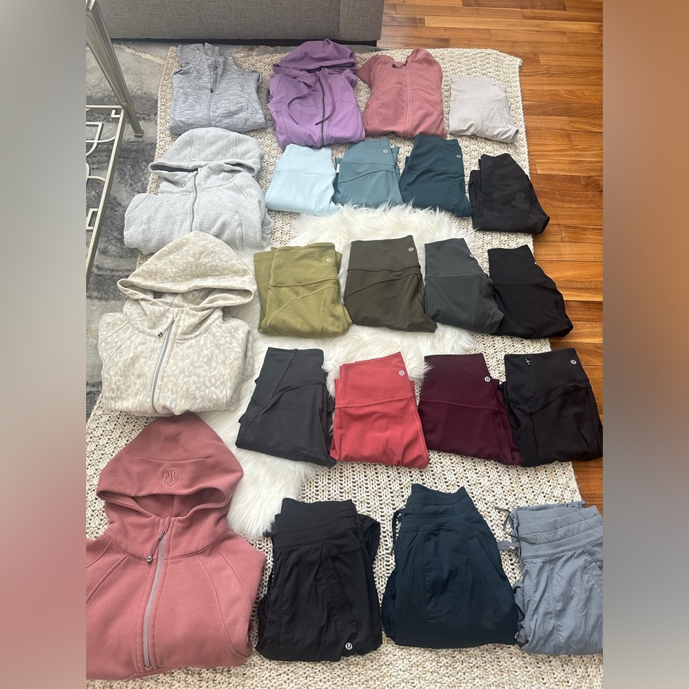 HUGE LULULEMON LOT - Scuba Hoodie Define Jacket Leggings Dance Studio Pants